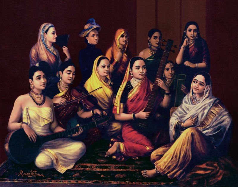 Galaxy of Musicians — Raja Ravi Varma